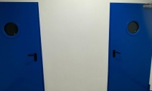 Detalle puerta entrada estancia